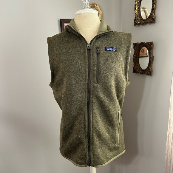 Patagonia Men's Better Sweater Fleece Vest in River Rock Green - Picture 3 of 8